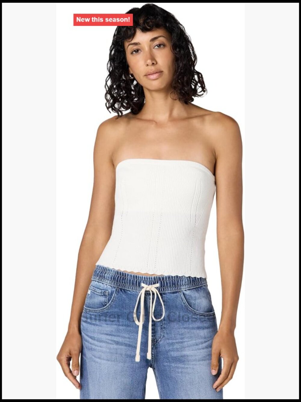 Off Shoulder Sleeveless Tank Top with Spun Silk Blend